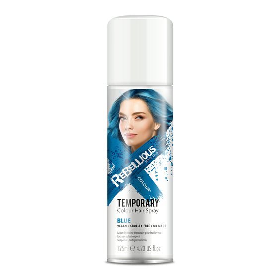 Sprej na vlasy MODRÝ, 125 ml - Obr. 1