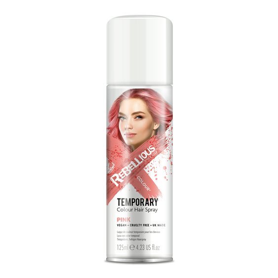 Sprej na vlasy RŮŽOVÝ, 125 ml - Obr. 1