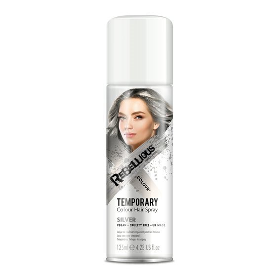 Sprej na vlasy STŘÍBRNÝ, 125 ml - Obr. 1
