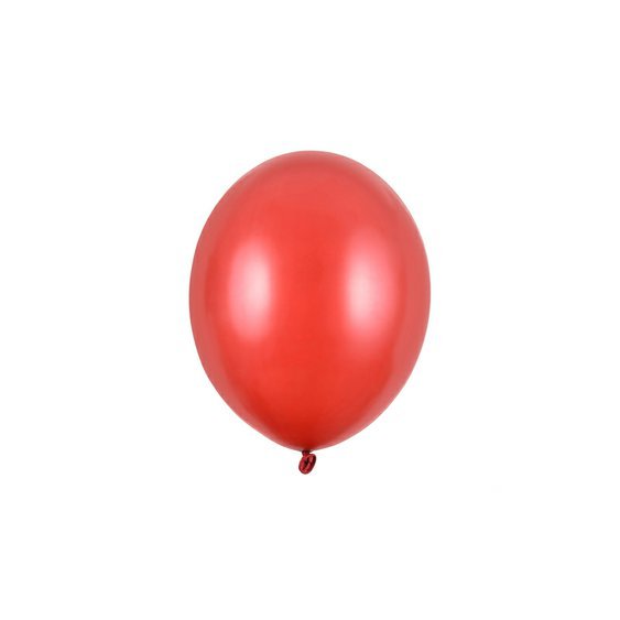 Balónek metalický ČERVENÝ, 23 cm - Obr.1
