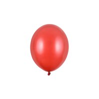 Balónek metalický ČERVENÝ, 23 cm, 100 ks