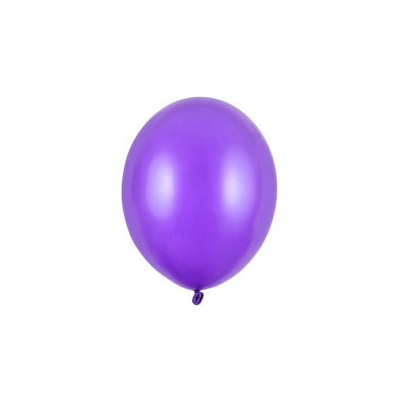 Balónek metalický FIALOVÝ, 23 cm - Obr.1
