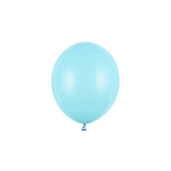 Balónek pastelový SVĚTLE MODRÝ 2, 23 cm, 100 ks - Obr.1
