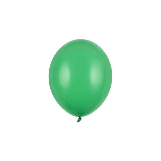Balónek pastelový TMAVĚ ZELENÝ, 23 cm, 100 ks - Obr.1
