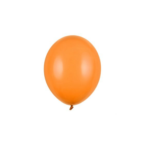 Balónek pastelový ORANŽOVÝ, 23 cm, 100 ks - Obr.1