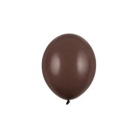 Balónek pastelový TMAVĚ HNĚDÝ, 23 cm, 100 ks