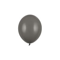 Balónek pastelový TMAVĚ ŠEDÝ, 23 cm