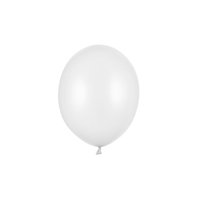 Balónek metalický BÍLÝ, 27 cm