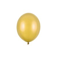Balónek metalický ZLATÝ, 27 cm