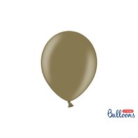 Balónek metalický KAPUČÍNOVÝ, 27 cm