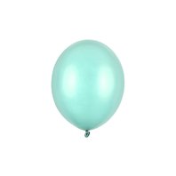 Balónek metalický SVĚTLE ZELENÝ, 27 cm