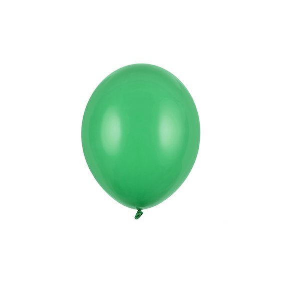 Balónek pastelový TMAVĚ ZELENÝ, 27 cm - Obr.1