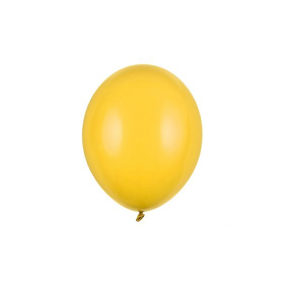 Balónek pastelový MEDOVÝ, 27 cm - Obr.1