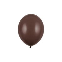 Balónek pastelový TMAVĚ HNĚDÝ, 27 cm