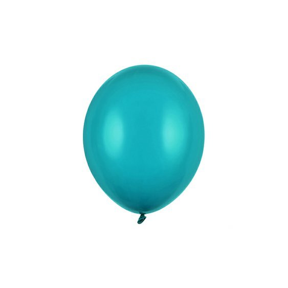 Balónek pastelový TYRKYSOVÝ, 27 cm - Obr.1