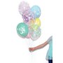Balónek průhledný s mintovými srdíčky, 30 cm, 6 ks - Obr.3