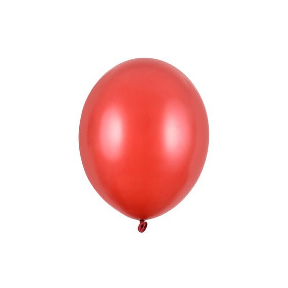 Balónek metalický ČERVENÝ, 30 cm - Obr.1