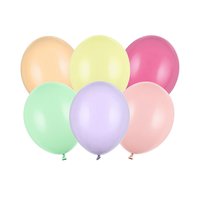 Balónek pastelový MIX BAREV, 30 cm, 10 ks