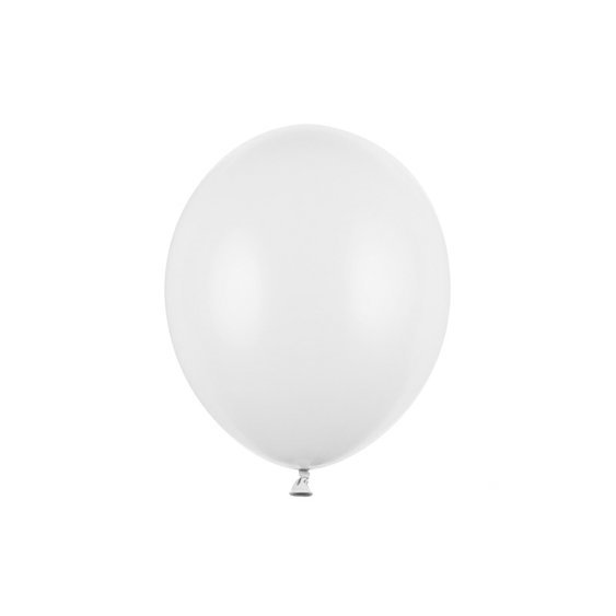 Balónek pastelový BÍLÝ, 30 cm - Obr.1