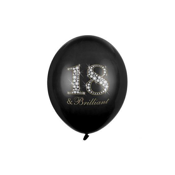 Balónek "18 & brilliant" - Obr.1