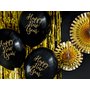 Balónky “Happy New Year” ČERNO-ZLATÉ, 6 ks, 30 cm - Obr.2