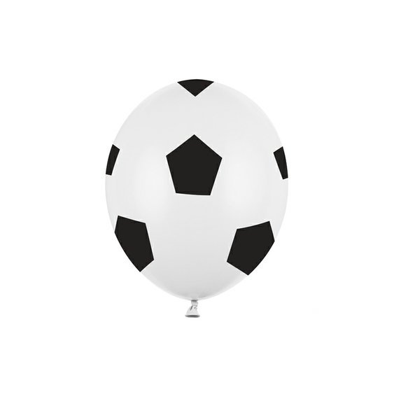 Balónek "Fotbal", 30 cm, 6 ks - Obr.1
