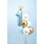 Narozeninové balónky “ONE” SVĚTLE MODRÉ, 6 ks - Obr.2