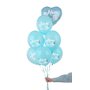 Balónky “Mom to Be” SVĚTLE MODRÉ, 30 cm, 6 ks - Obr.3