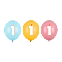 Narozeninové balónky “Happy Birthday MIX - 1”, 30 cm, 50 ks - Obr.1