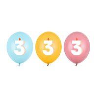 Narozeninové balónky “Happy Birthday MIX - 3”, 30 cm, 50 ks - Obr.1