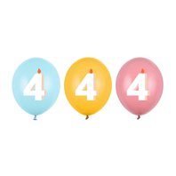 Narozeninové balónky “Happy Birthday MIX - 4”, 30 cm, 50 ks - Obr.1