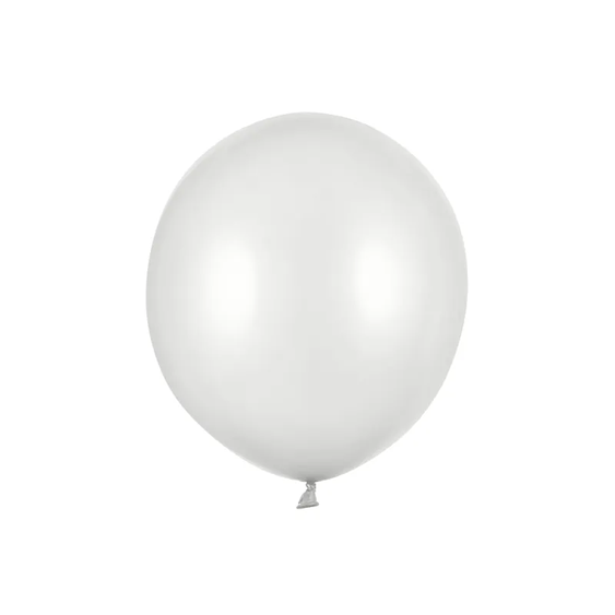 Balónek metalický STŘÍBRNÝ, 43 cm - obr. 1