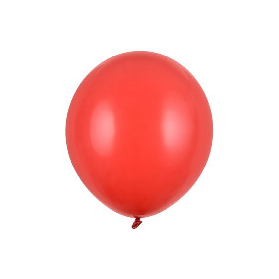 Balónek pastelový ČERVENÝ, 43 cm - Obr.1