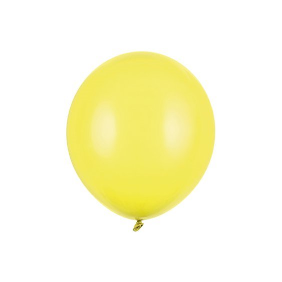 Balónek pastelový ŽLUTÝ, 43 cm - Obr.1