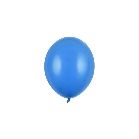 Balónek pastelový MODRÝ, 12 cm, 100 ks - Obr.1