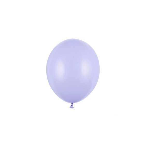 Balónek pastelový SVĚTLE LEVANDULOVÝ, 12 cm, 100 ks - Obr.1