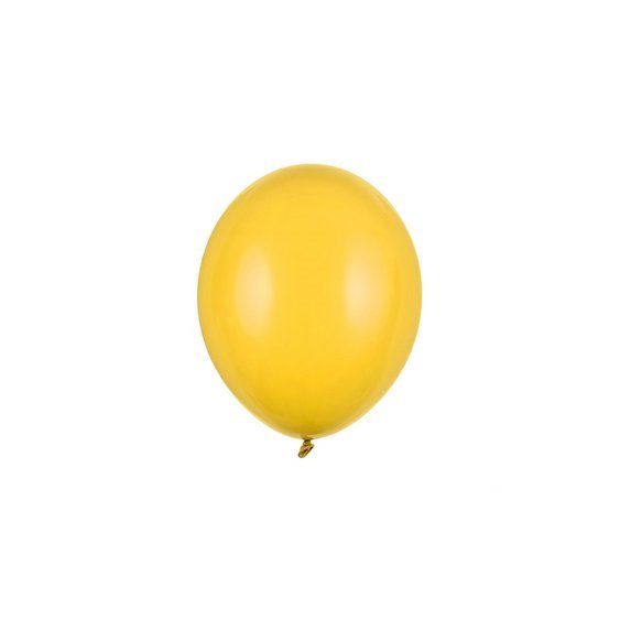 Balónek pastelový MEDOVÝ, 12 cm, 100 ks - Obr.1