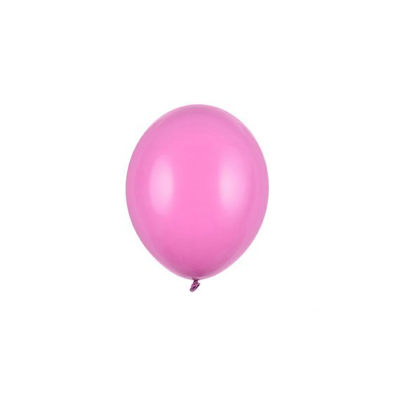 Balónek pastelový PASTELOVĚ-FUCHSIOVÝ, 12 cm, 100 ks - Obr.1
