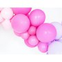 Balónek pastelový PASTELOVĚ-FUCHSIOVÝ, 12 cm, 100 ks - Obr.2