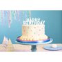 Narozeninové svíčky “Happy Birthday" BÍLÉ - Obr.2