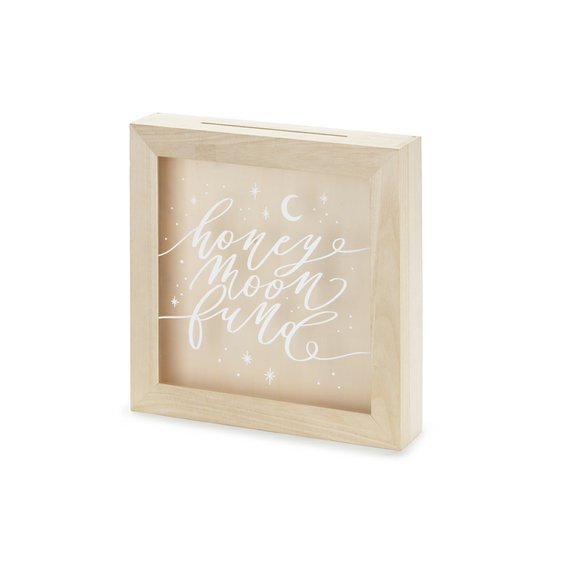 Box na peníze “Honeymoon-Svatební cesta”, 30x30x6 cm - Obr.1