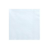 Ubrousky papírové třívrstvé SVĚTLE MODRÉ, 20 kusů, 33 x 33 cm