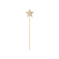 Hůlka s hvězdičkou ZLATÁ, 36 cm