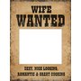 Rekvizity plakáty "Wanted", 2 kusy - Obr. 2