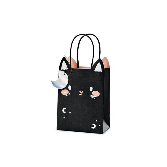 Papírová taška “Magická kočka”, 8x14x18 cm - Obr.1