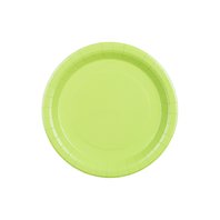 Talířky papírové SVĚTLE ZELENÉ, 23 cm, 6 ks - Obr.1