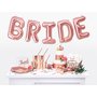 Talířky papírové”Bride Squat” RŮŽOVO-ZLATÉ, 23 cm, 6 ks - Obr. 3