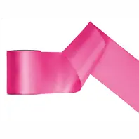 Stuha saténová TMAVĚ RŮŽOVÁ, 100 mm x 25 m - Obr.2
