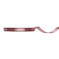 Stuha saténová DARK DUSTY ROSE, 6 mm x 25 m