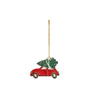 Závěsná ozdoba “Vánoční autíčko", 9x6,5 cm